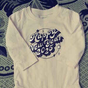 Please bundle to get a nice discount Carters Happy New Year 2025  Bodysuit 3 m
